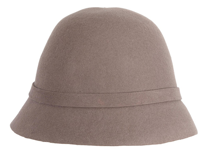 Grey felt cloche hat by Max Alexander - Hats From OZ