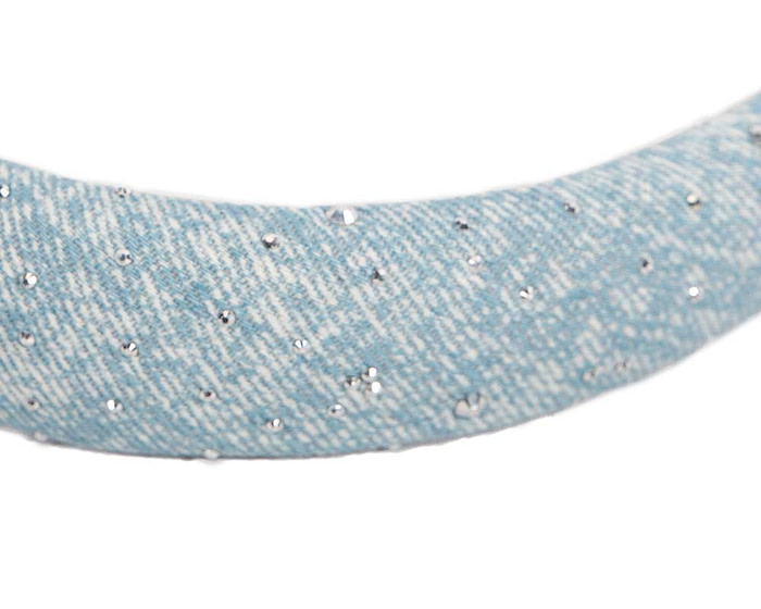 Blue fascinator headband - Hats From OZ