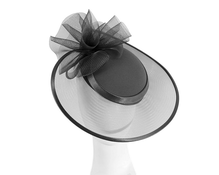 Black Custom Made Mother of the Bride Hat - Hats From OZ