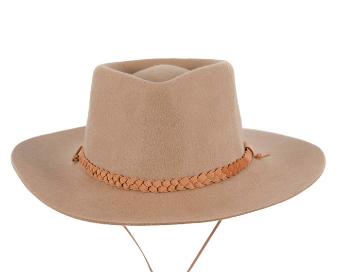 Sand Australian bush wool felt hat buy online M108 - Hats From OZ