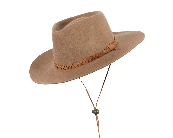 Sand Australian bush wool felt hat buy online M108 - Hats From OZ