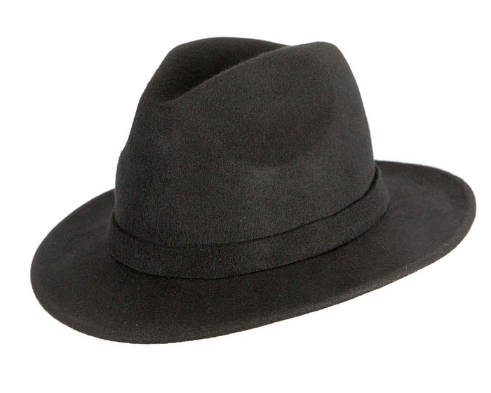 Black Fedora Gangster Hat - Hats From OZ