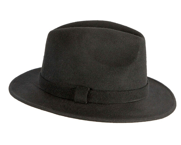 Black Fedora Gangster Hat - Hats From OZ