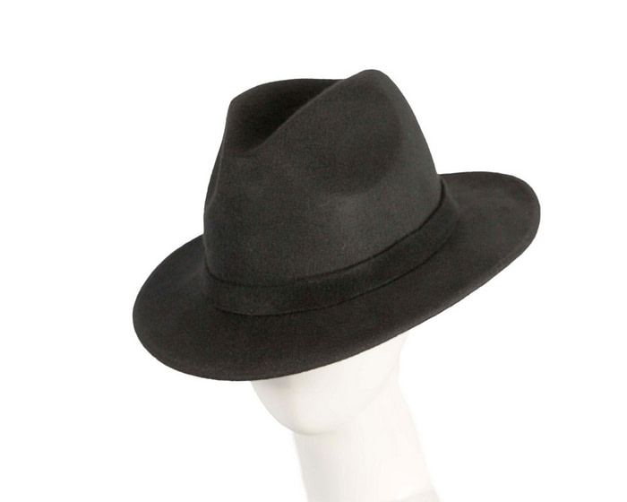 Black Fedora Gangster Hat - Hats From OZ