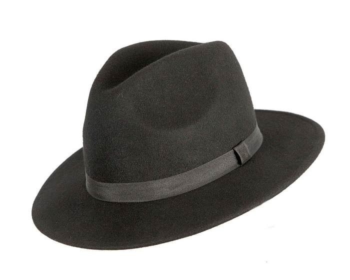 Black Fedora Gangster Hat - Hats From OZ