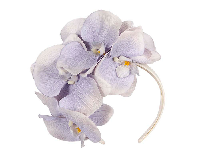 Bespoke lavender orchid flower headband by Fillies Collection - Hats From OZ