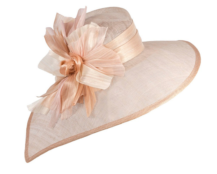 Exclusive wide brim sinamay fashion hat - Hats From OZ