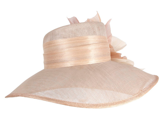 Exclusive wide brim sinamay fashion hat - Hats From OZ