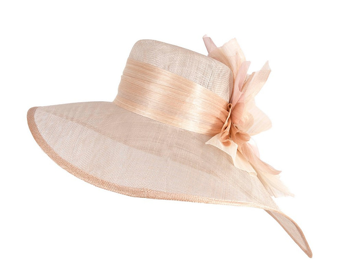 Exclusive wide brim sinamay fashion hat - Hats From OZ