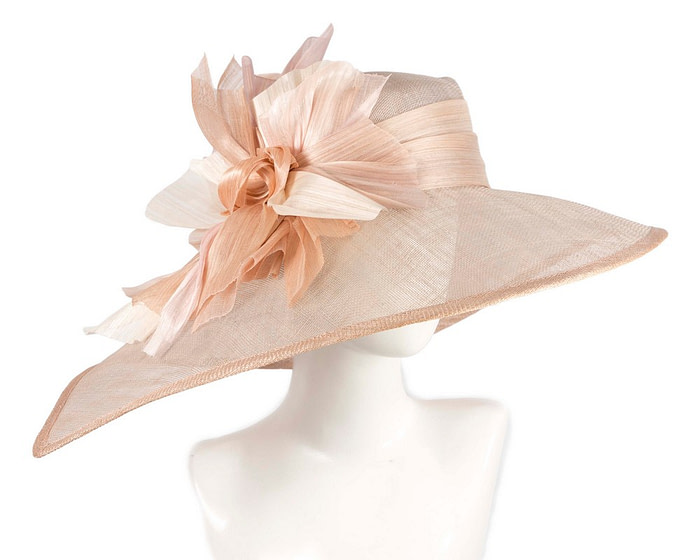 Exclusive wide brim sinamay fashion hat - Hats From OZ