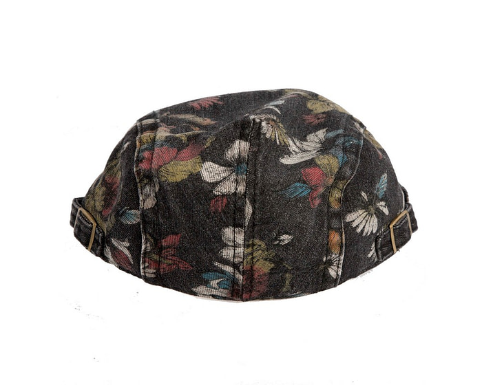 Classic denim flat cap with print by Max Alexander M148B - Hats From OZ