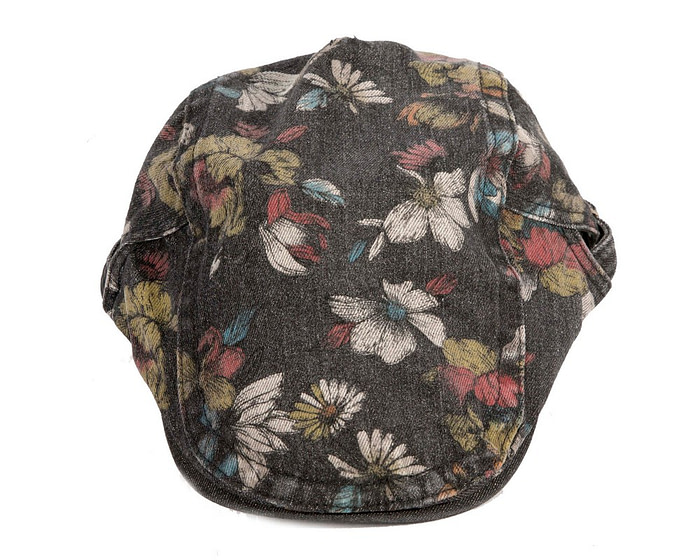 Classic denim flat cap with print by Max Alexander M148B - Hats From OZ