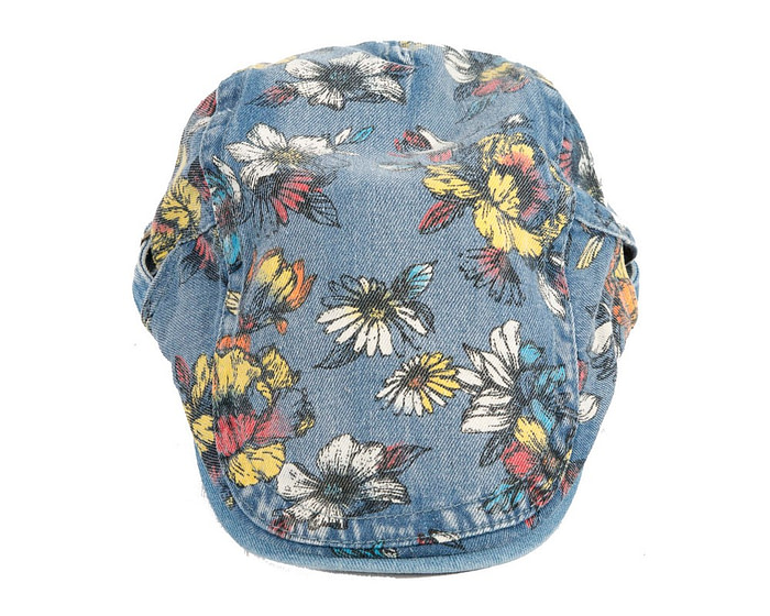 Classic denim flat cap with print by Max Alexander M148BL - Hats From OZ