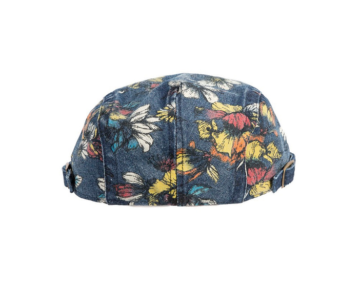 Classic denim flat cap with print by Max Alexander M148DBL - Hats From OZ