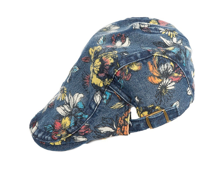 Classic denim flat cap with print by Max Alexander M148DBL - Hats From OZ