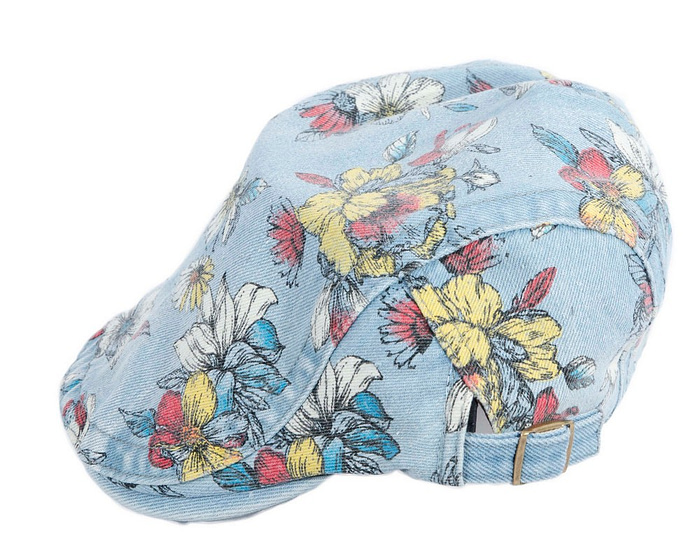 Classic denim flat cap with print by Max Alexander M148 - Hats From OZ