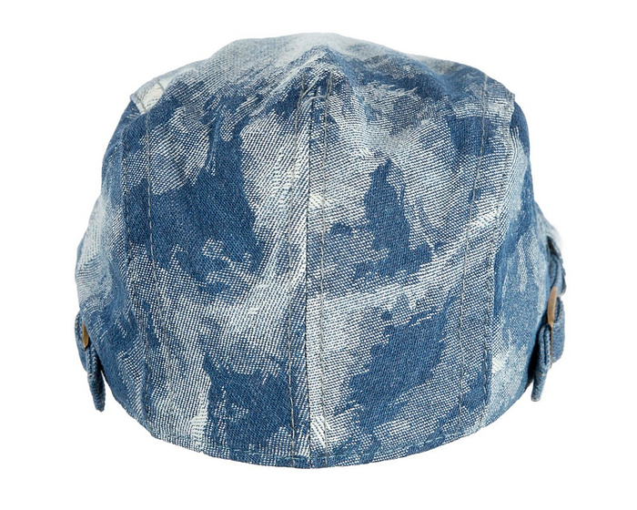 Classic denim flat cap with print by Max Alexander M149DBL - Hats From OZ