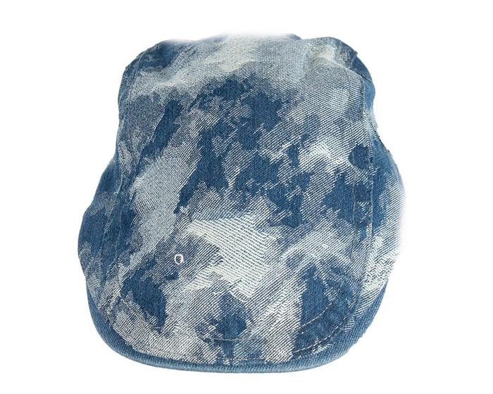 Classic denim flat cap with print by Max Alexander M149DBL - Hats From OZ