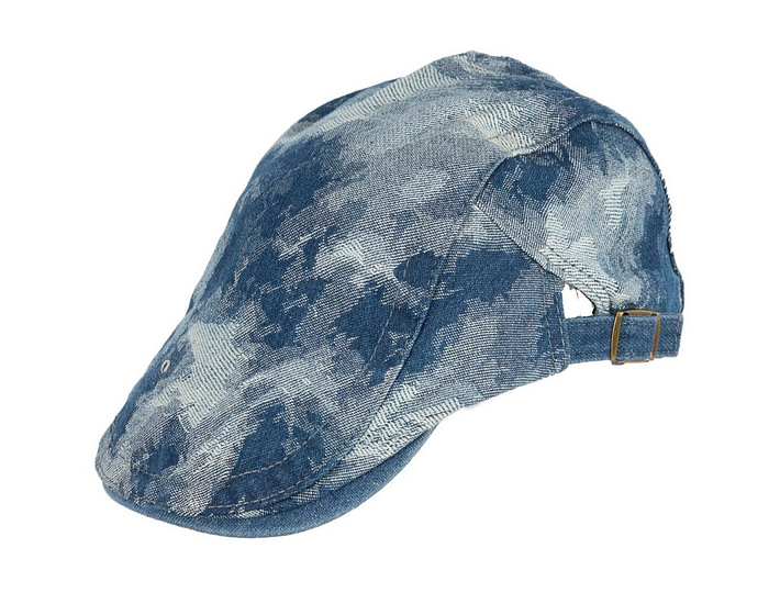 Classic denim flat cap with print by Max Alexander M149DBL - Hats From OZ