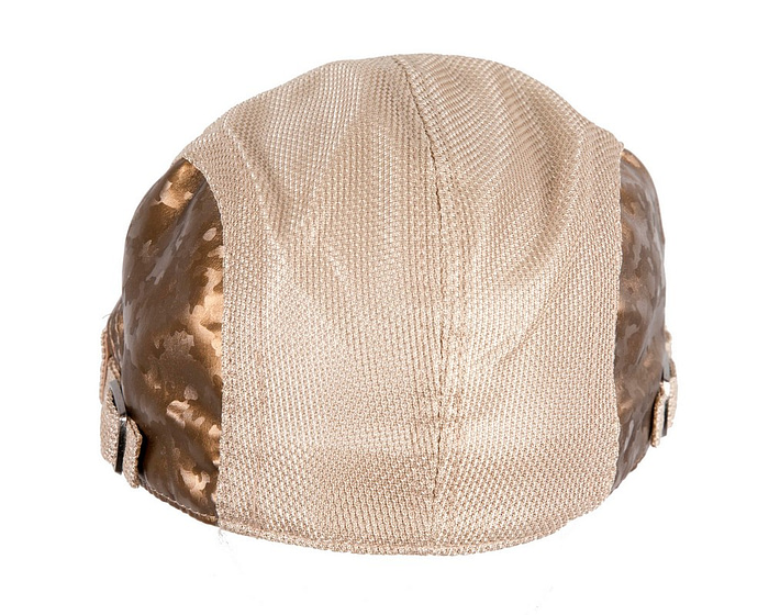 Mesh summer flat cap by Max Alexander M151GLD - Hats From OZ