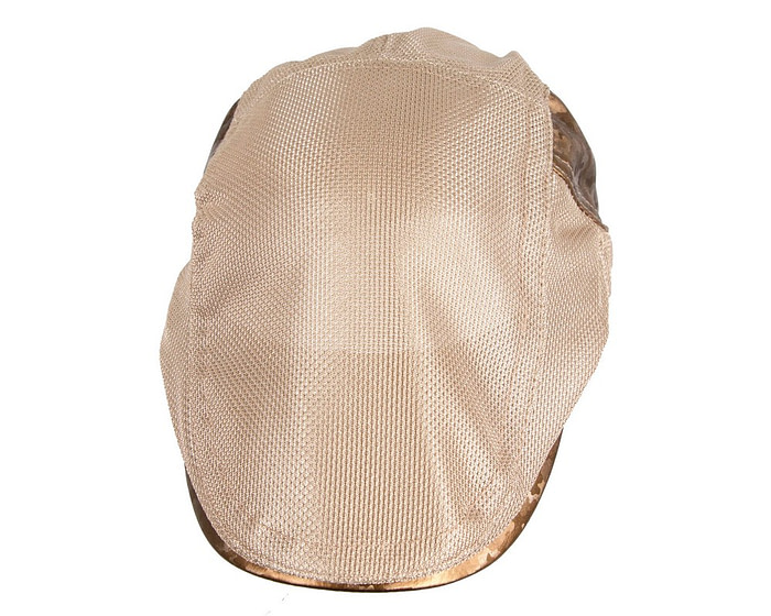 Mesh summer flat cap by Max Alexander M151GLD - Hats From OZ