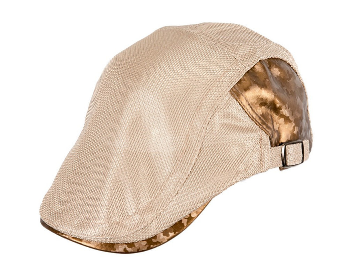 Mesh summer flat cap by Max Alexander M151GLD - Hats From OZ