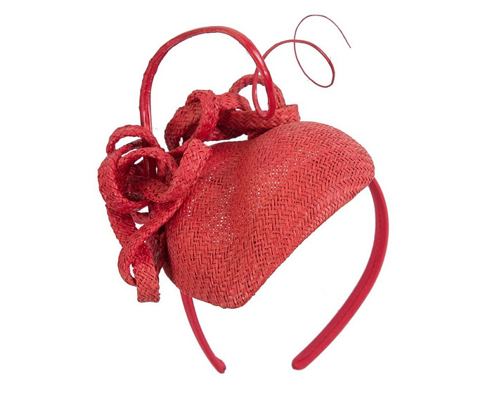 Red heart fascinator by Max Alexander - Hats From OZ