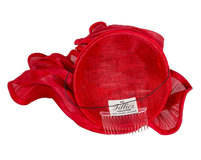 Exclusive red fascinator - Hats From OZ