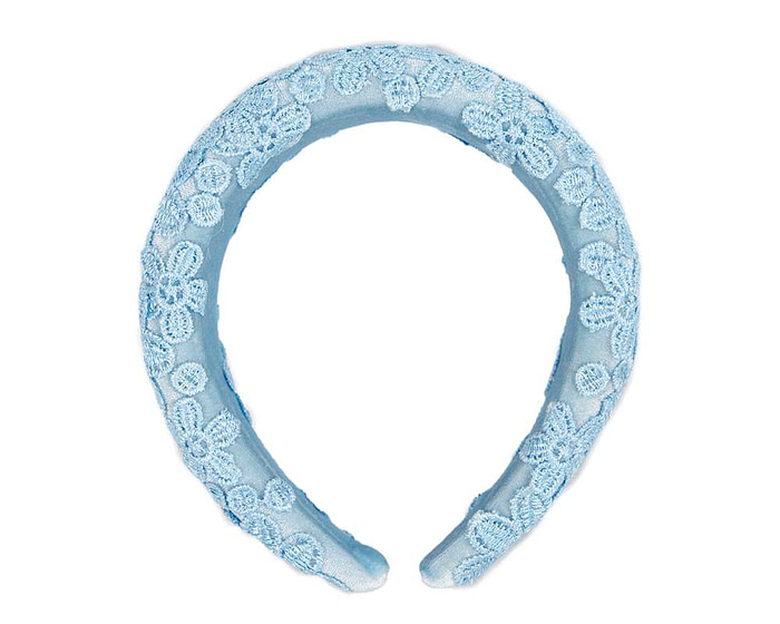 Cupids Millinery blue lace headband - Hats From OZ