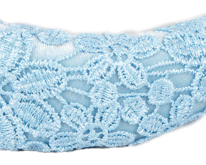 Cupids Millinery blue lace headband - Hats From OZ