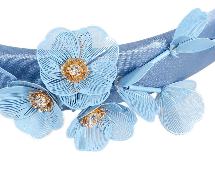 Fashion blue fascinator headband by Cupids Millinery - Hats From OZ