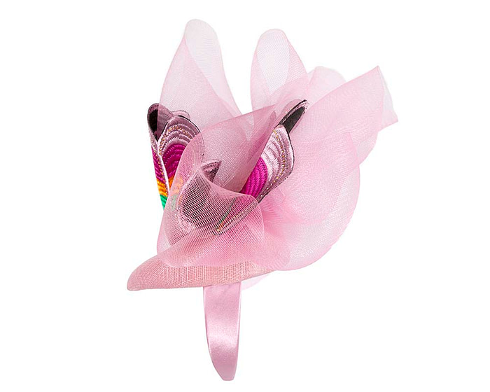 Vibrant Embroidered Fascinator by Cupids Milliner - Hats From OZ