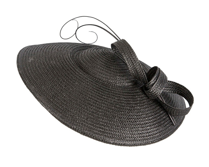 Black "saucer" fascinator hat by Max Alexander - Hats From OZ