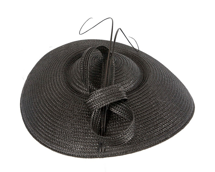 Black "saucer" fascinator hat by Max Alexander - Hats From OZ