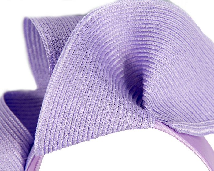 Large lilac wave racing fascinator by Max Alexander - Hats From OZ