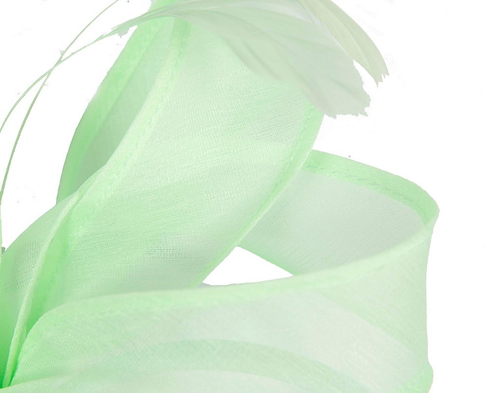 Mint green organza fascinator by Max Alexander - Hats From OZ