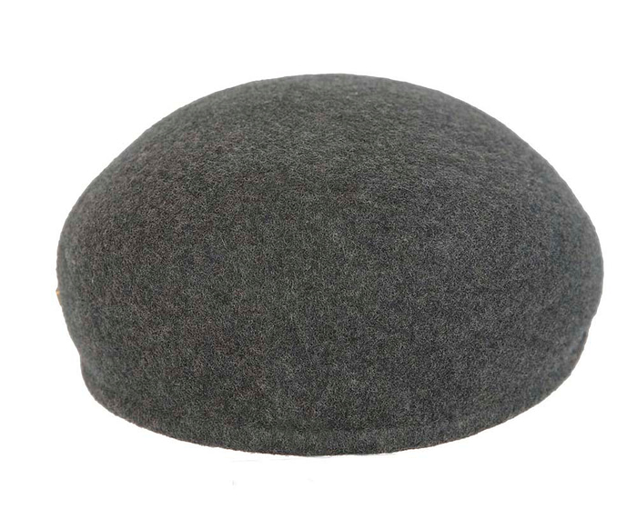 Dark Grey Australian Felt Drivers Cap by Jacaru - Hats From OZ