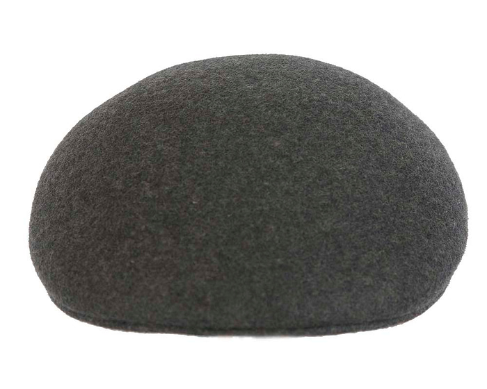 Dark Grey Australian Felt Drivers Cap by Jacaru - Hats From OZ