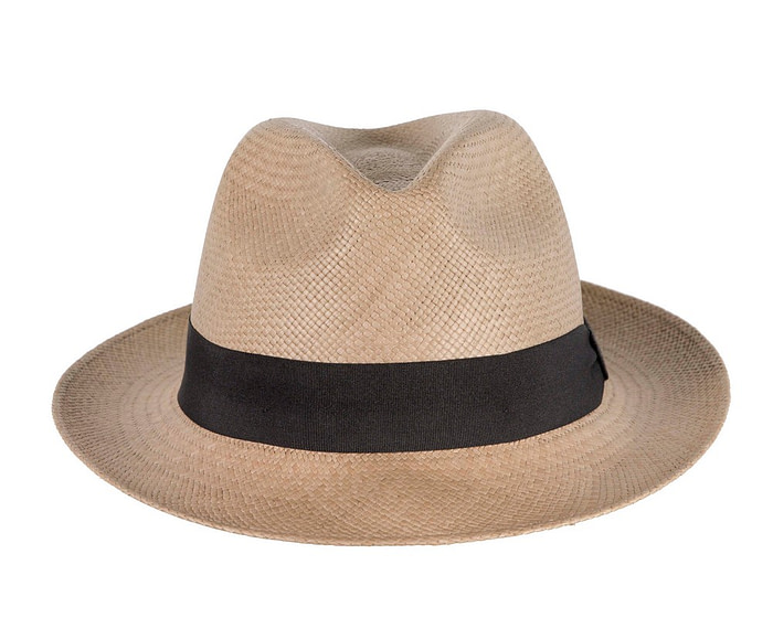 Grey Ecuadorian Panama Brisa Hat Trilby Fedora - Hats From OZ