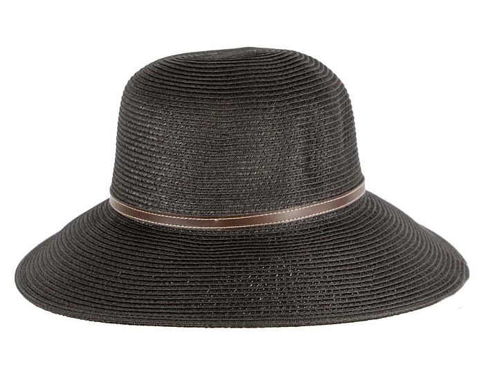 Black summer sun beach hat - Hats From OZ