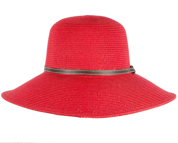 Red summer sun beach hat - Hats From OZ