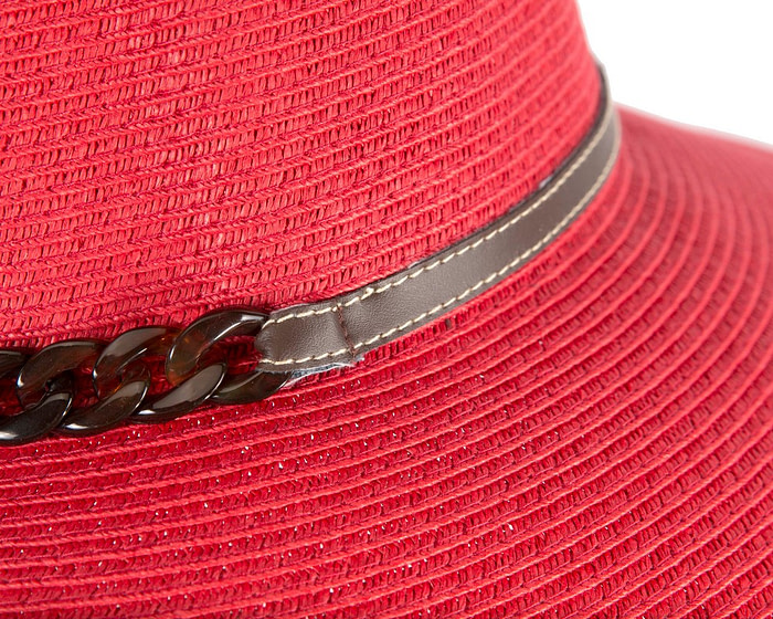 Red summer sun beach hat - Hats From OZ