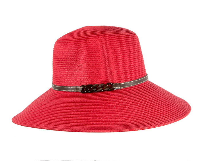 Red summer sun beach hat - Hats From OZ