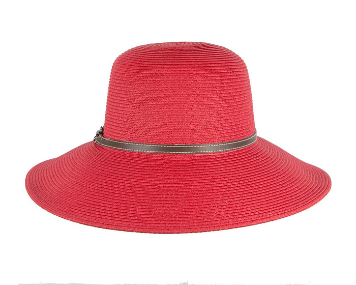 Red summer sun beach hat - Hats From OZ