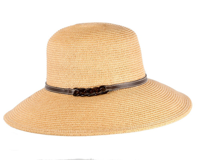 Tan summer sun beach hat - Hats From OZ