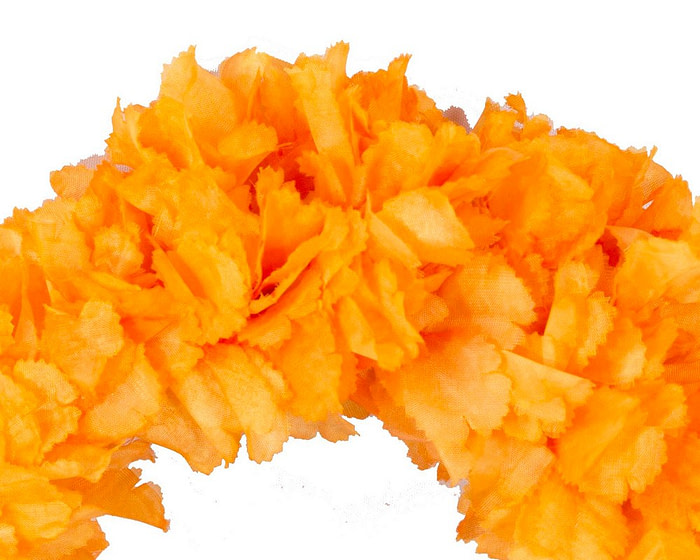 Orange flower headband - Hats From OZ