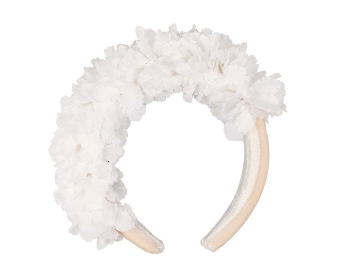 White flower headband - Hats From OZ