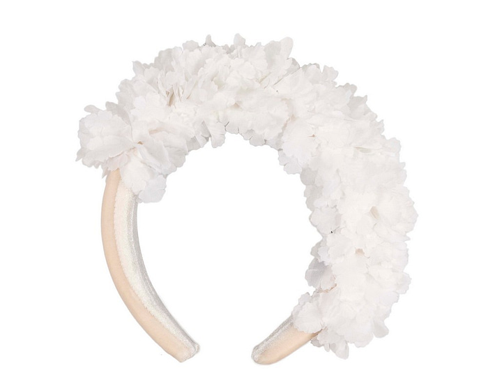 White flower headband - Hats From OZ