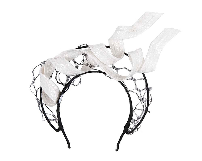 Black & White fascinator headband by BELEIVERA - Hats From OZ