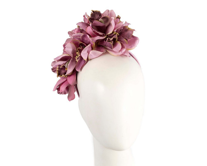 Hand made exclusive dusty pink fascinator headband - Hats From OZ